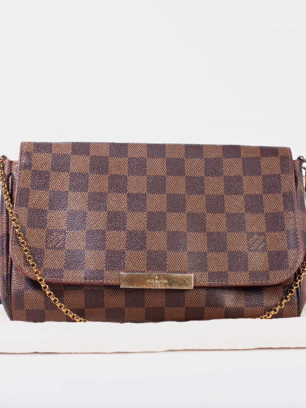 Authentic Louis Vuitton Damier Ebene Favorite MM